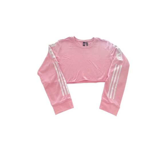 ADIDAS KIDCORE CROPPED SWEATSHIRT - Picture 1 of 8